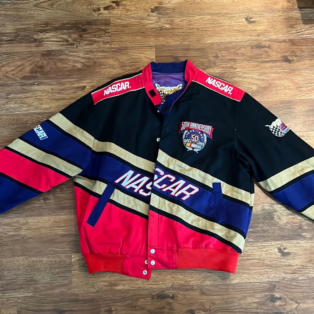 NWOT 90s NASCAR RACING JACKET 50TH Anniversary